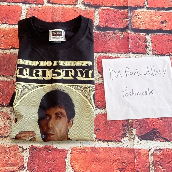 Vintage European Scarface T-shirt, size large - Picture 5 of 5